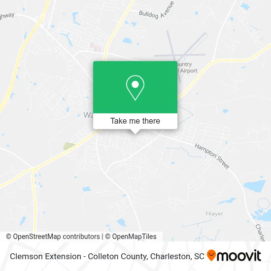 Clemson Extension - Colleton County map