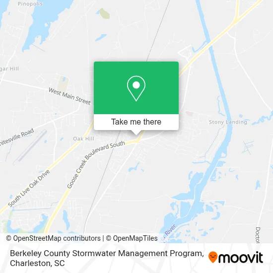 Berkeley County Stormwater Management Program map