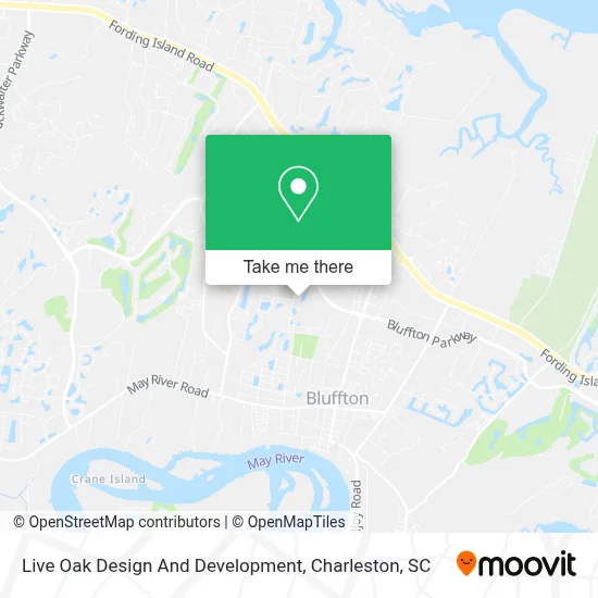 Live Oak Design And Development map