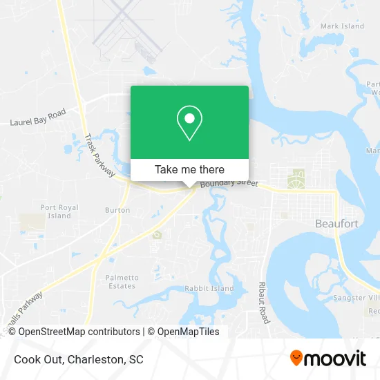 Cook Out map