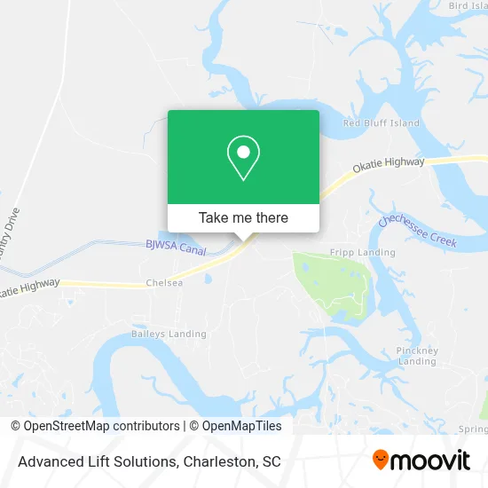 Advanced Lift Solutions map