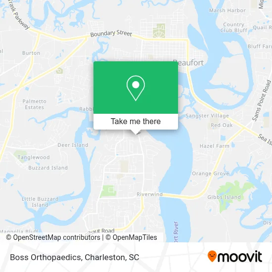 Boss Orthopaedics map