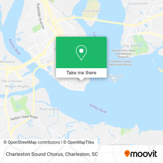 Charleston Sound Chorus map