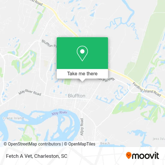 Fetch A Vet map