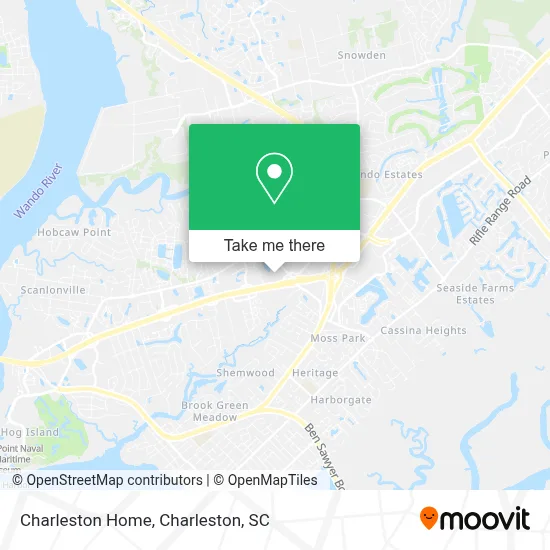 Charleston Home map