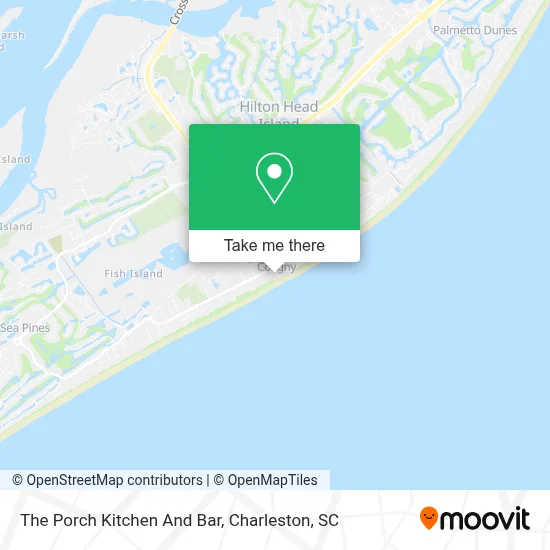 The Porch Kitchen And Bar map