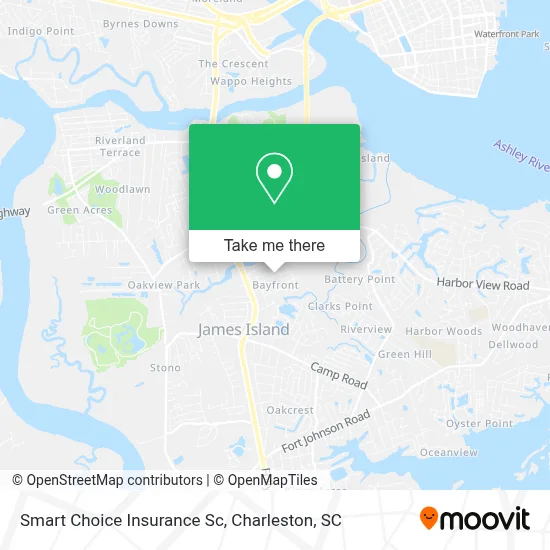 Smart Choice Insurance Sc map