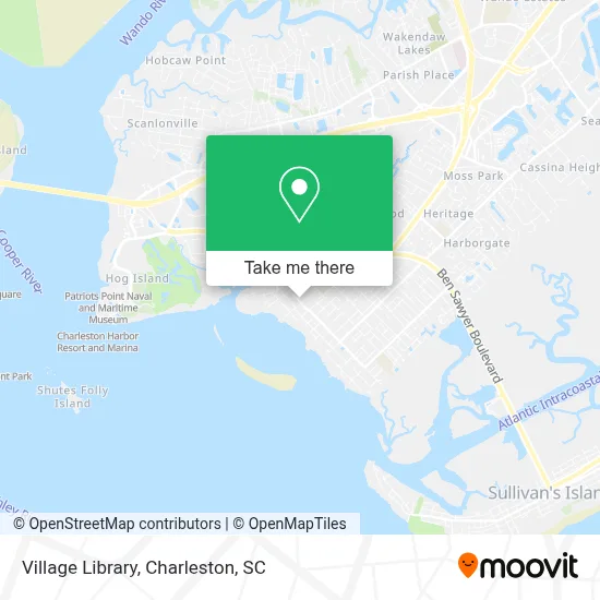 Village Library map