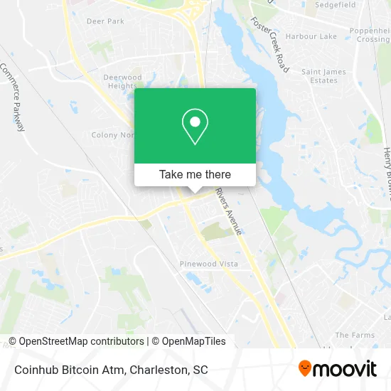 Coinhub Bitcoin Atm map