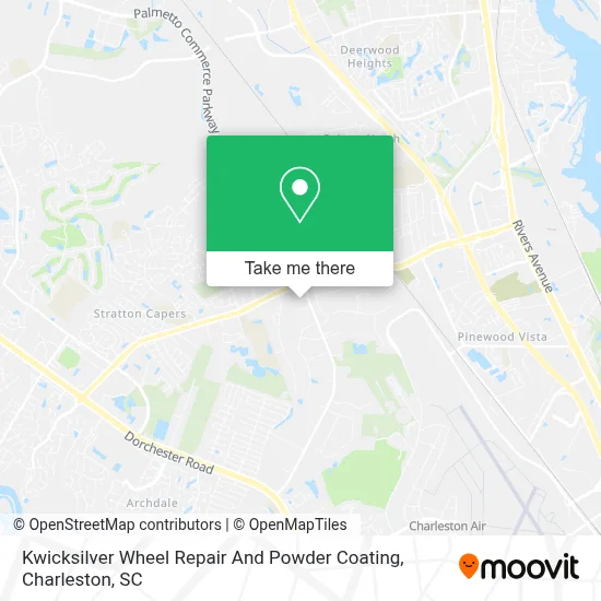 Kwicksilver Wheel Repair And Powder Coating map