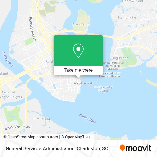 General Services Administration map
