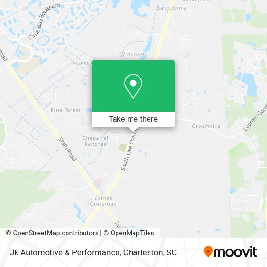 Jk Automotive & Performance map