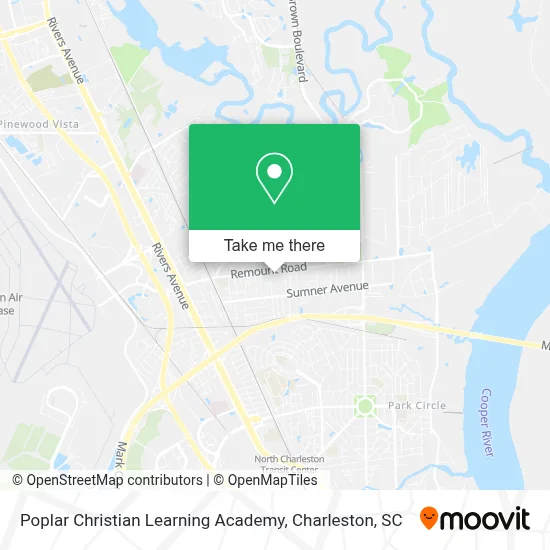 Poplar Christian Learning Academy map
