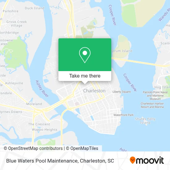 Blue Waters Pool Maintenance map