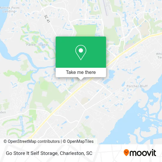 Go Store It Self Storage map