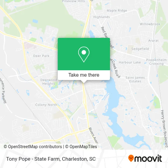 Tony Pope - State Farm map
