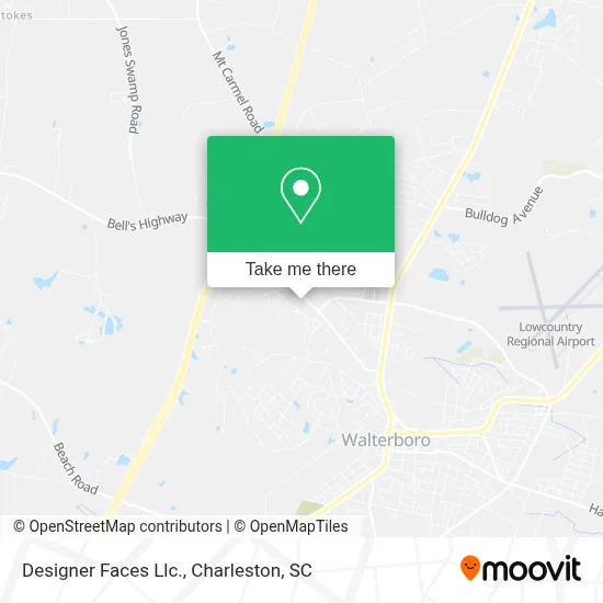 Designer Faces Llc. map