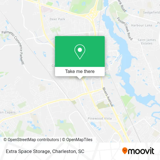 Extra Space Storage map