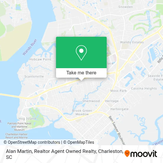 Alan Martin, Realtor Agent Owned Realty map