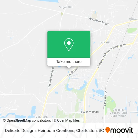 Delicate Designs Heirloom Creations map