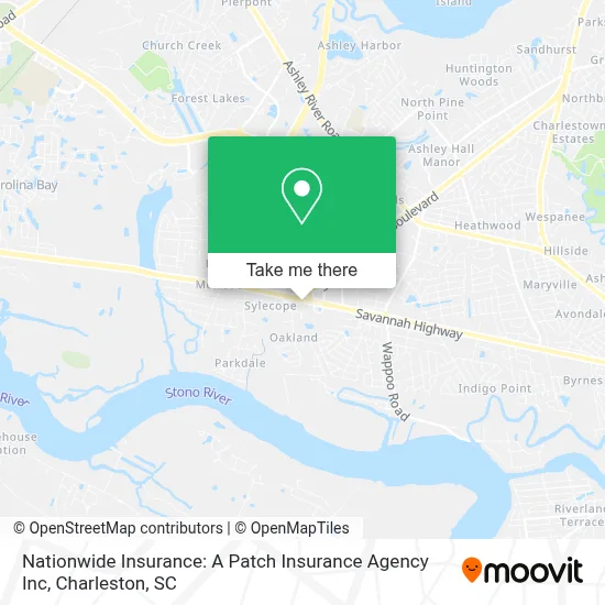 Nationwide Insurance: A Patch Insurance Agency Inc map