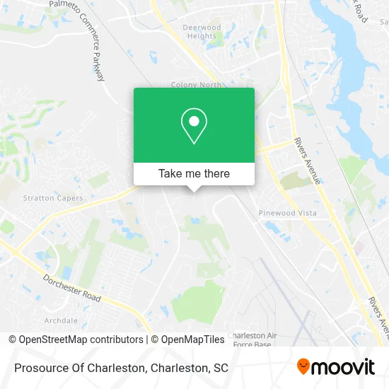 Prosource Of Charleston map