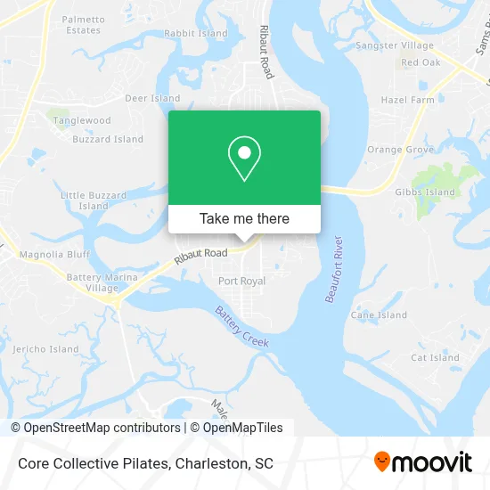 Core Collective Pilates map