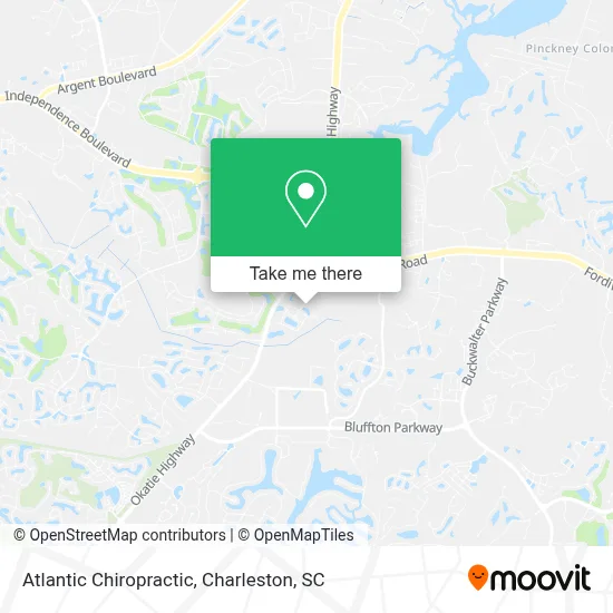 Atlantic Chiropractic map