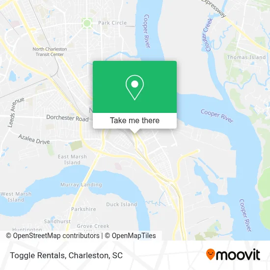 Toggle Rentals map