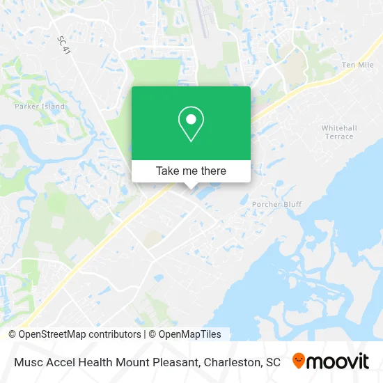 Musc Accel Health Mount Pleasant map