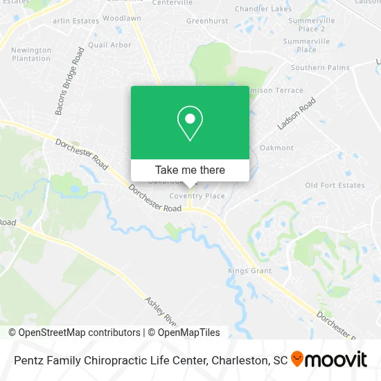 Pentz Family Chiropractic Life Center map