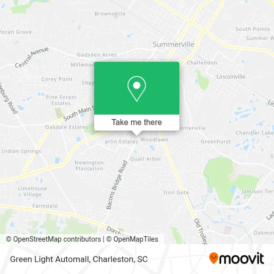 Green Light Automall map