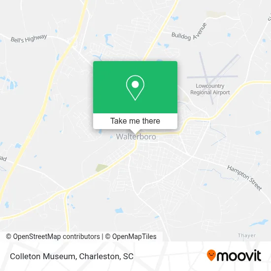 Colleton Museum map