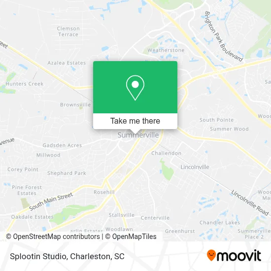 Splootin Studio map