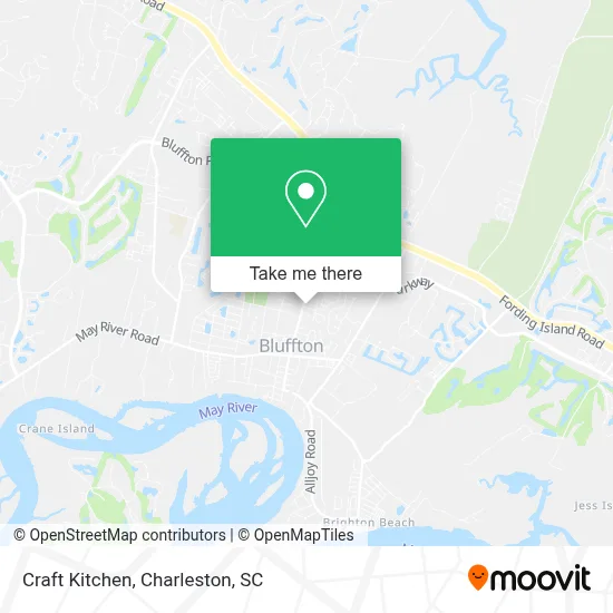 Craft Kitchen map