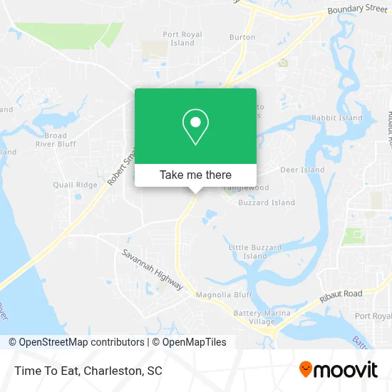 Time To Eat map