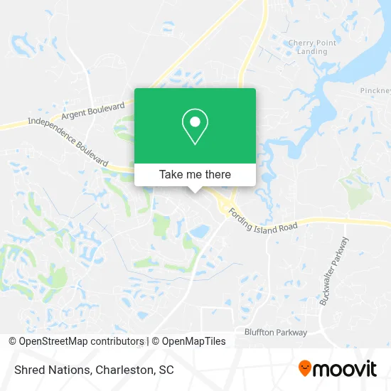 Shred Nations map
