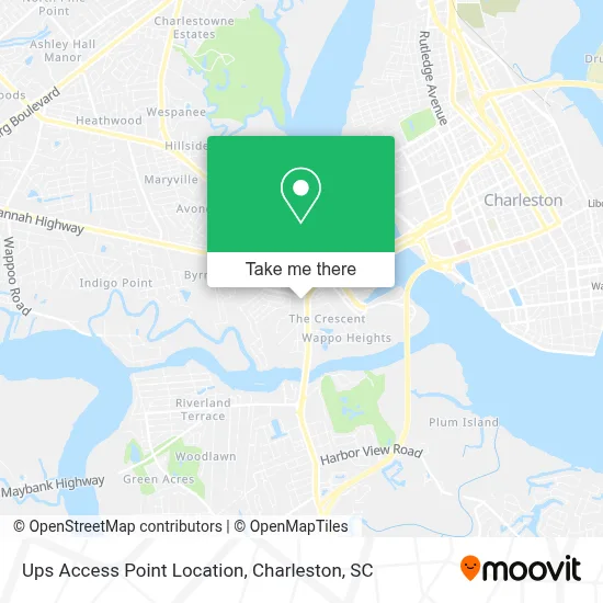 Ups Access Point Location map