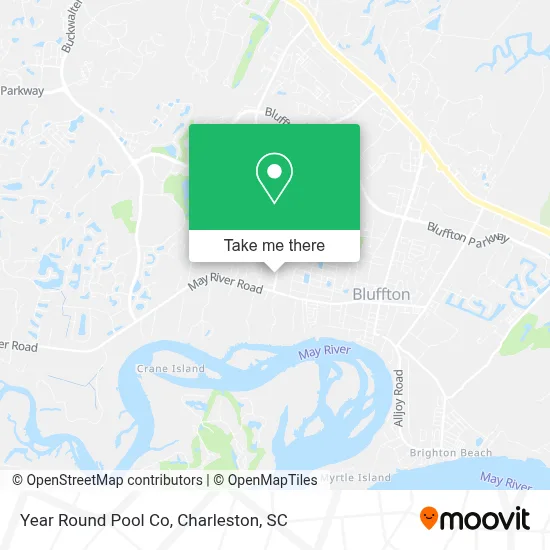 Year Round Pool Co map