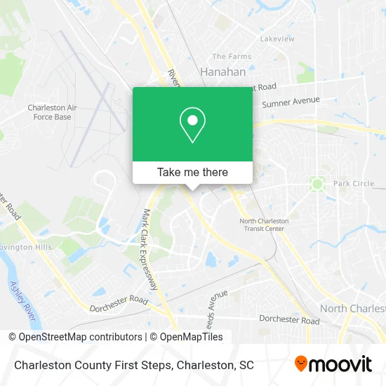 Charleston County First Steps map