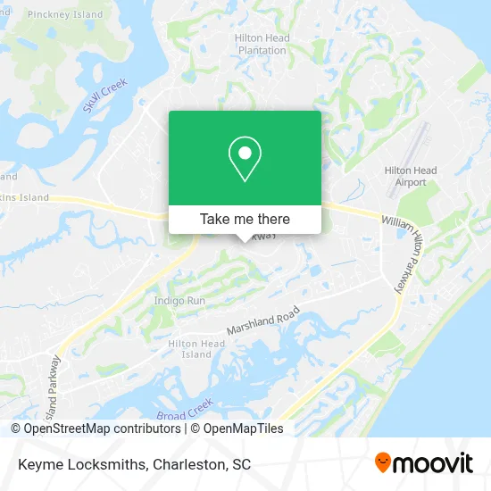 Keyme Locksmiths map