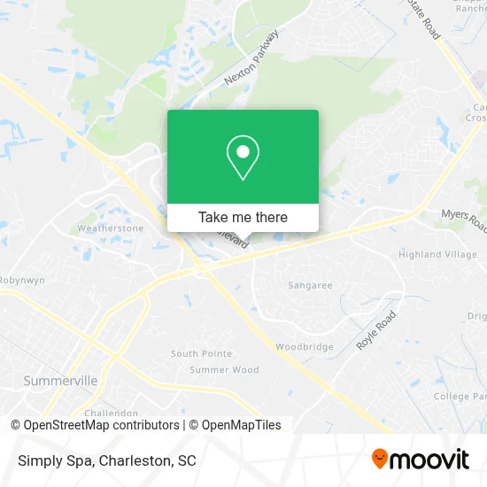 Simply Spa map