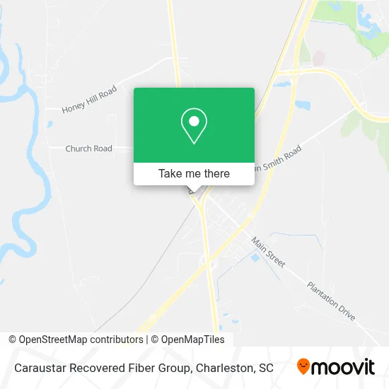 Caraustar Recovered Fiber Group map