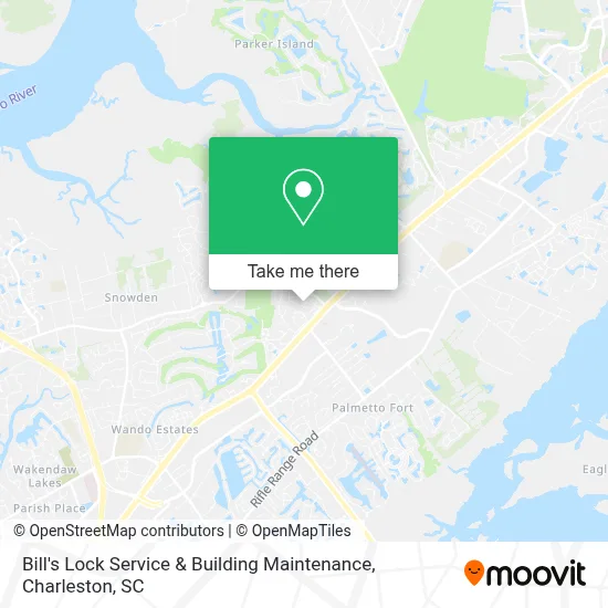 Bill's Lock Service & Building Maintenance map
