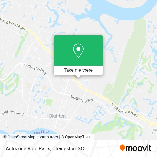 Autozone Auto Parts map