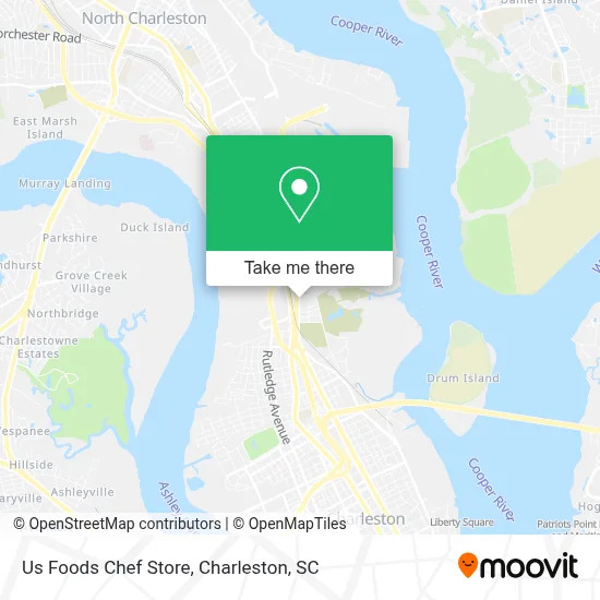 Us Foods Chef Store map