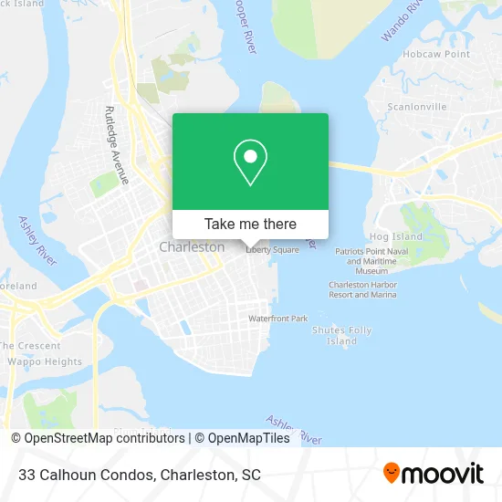 33 Calhoun Condos map