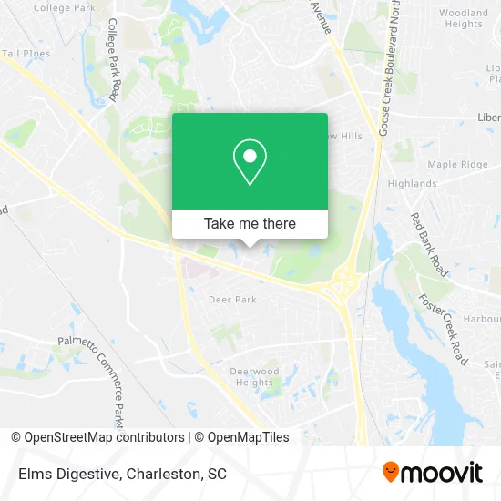 Elms Digestive map