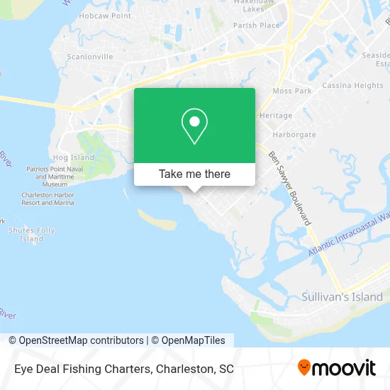 Eye Deal Fishing Charters map
