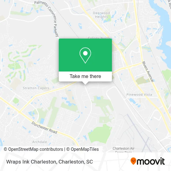Wraps Ink Charleston map